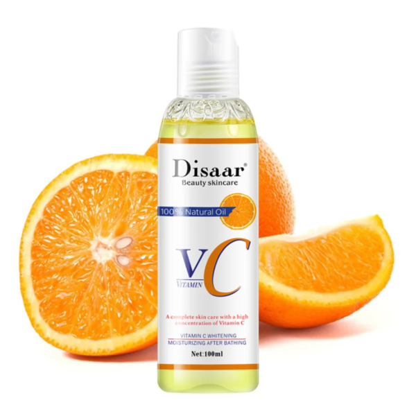 Vitamin C Body Massage Oil 100ml WHITENING MOISTURIZING AFTER BATHING |زيت مساج فيتامين سي 100 مل تبييض البشرة