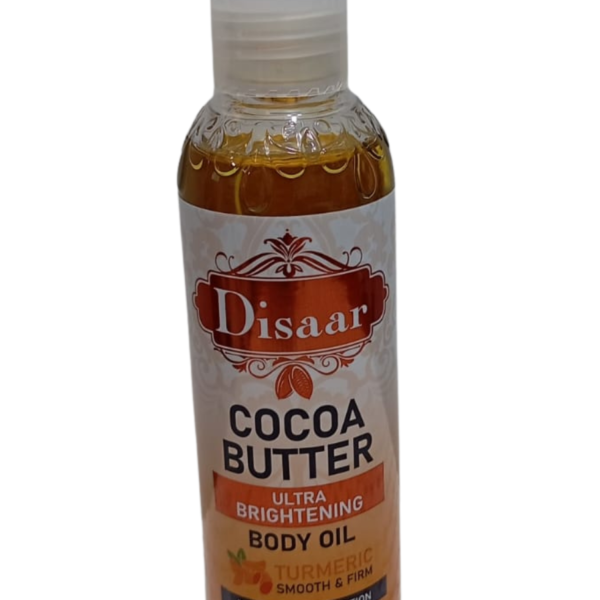 Cocoa Butter Body Oil – Ultra Brightening & Even Skin Tone 100ML | زيت جسم بزبدة الكاكاو – تفتيح وتوحيد لون البشرة