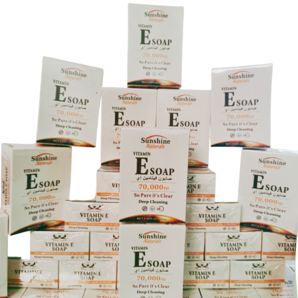 Sunshine Vitamin E Soap 120g | صابون فيتامين E تنظيف عميق 120 جم