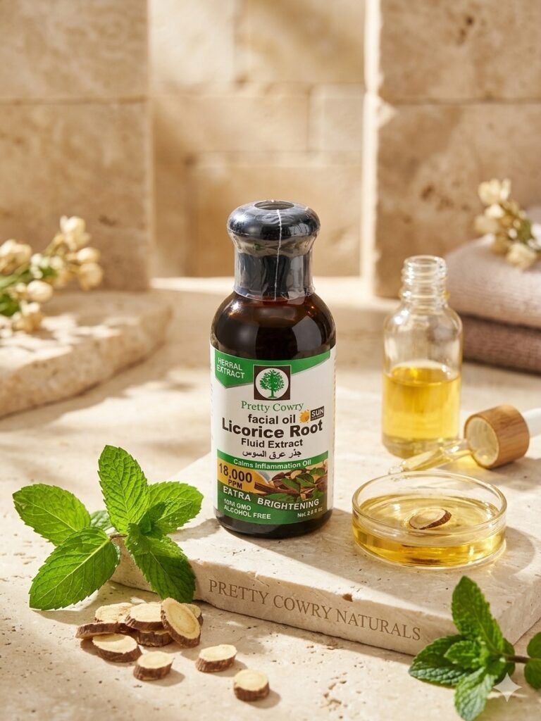 Original Licorice Root Facial Oil 75ml | زيت جذر العرق سوس الأصلي لتفتيح البشرة وإزالة التصبغات