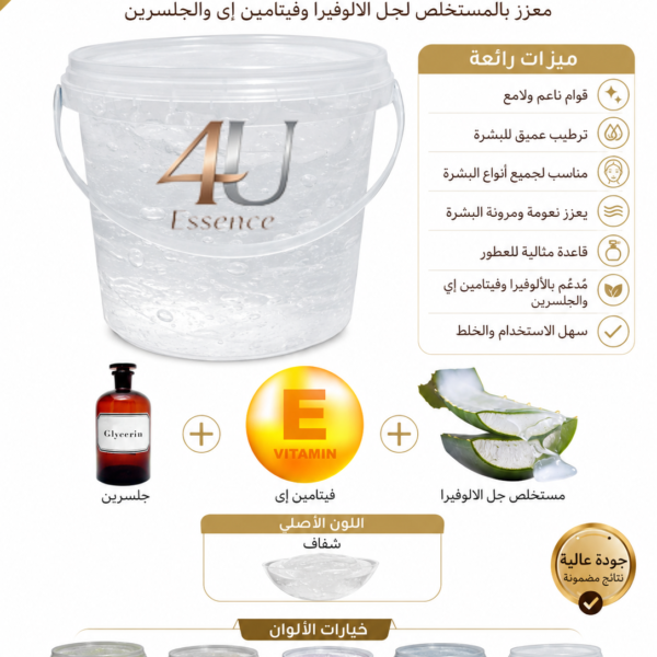 Silk Touch Gel Base 1KG | جل لمسة الحرير للمخمريات والعطور