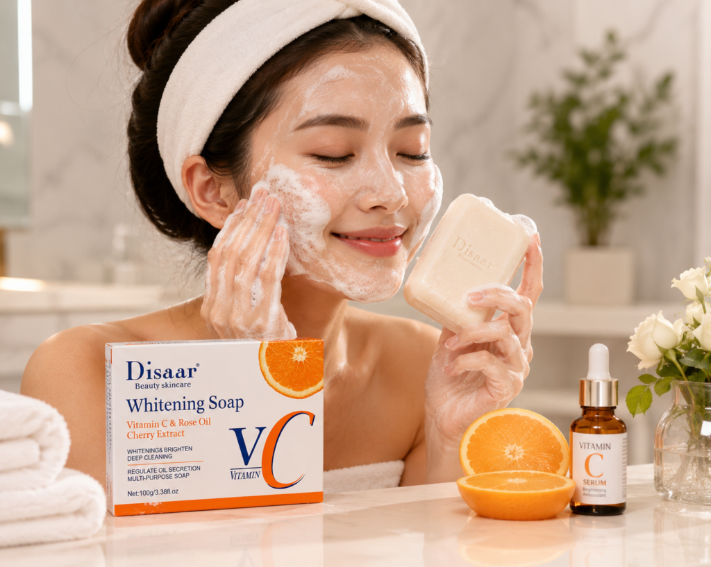 Vitamin C Beauty Soap – Brightening & Deep Cleansing Soap | صابونة فيتامين سي ,  تنظيف وإشراقة وعناية يومية بالبشرة