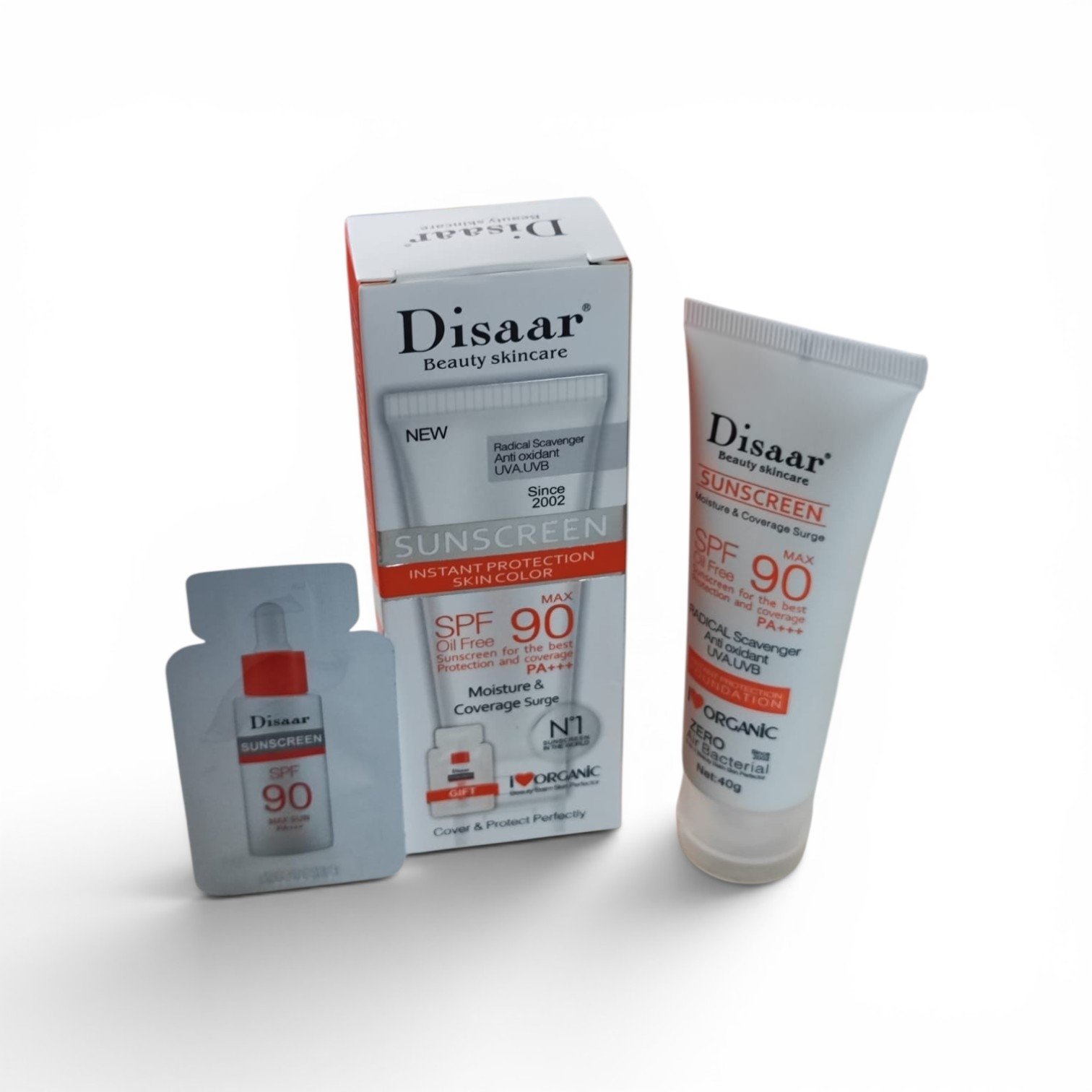 Disaar Sunscreen SPF 90 – High Protection Moisturizing Sun Cream كريم الحماية من الشمس SPF 90 – حماية عالية وترطيب يومي للبشرة - Image 2