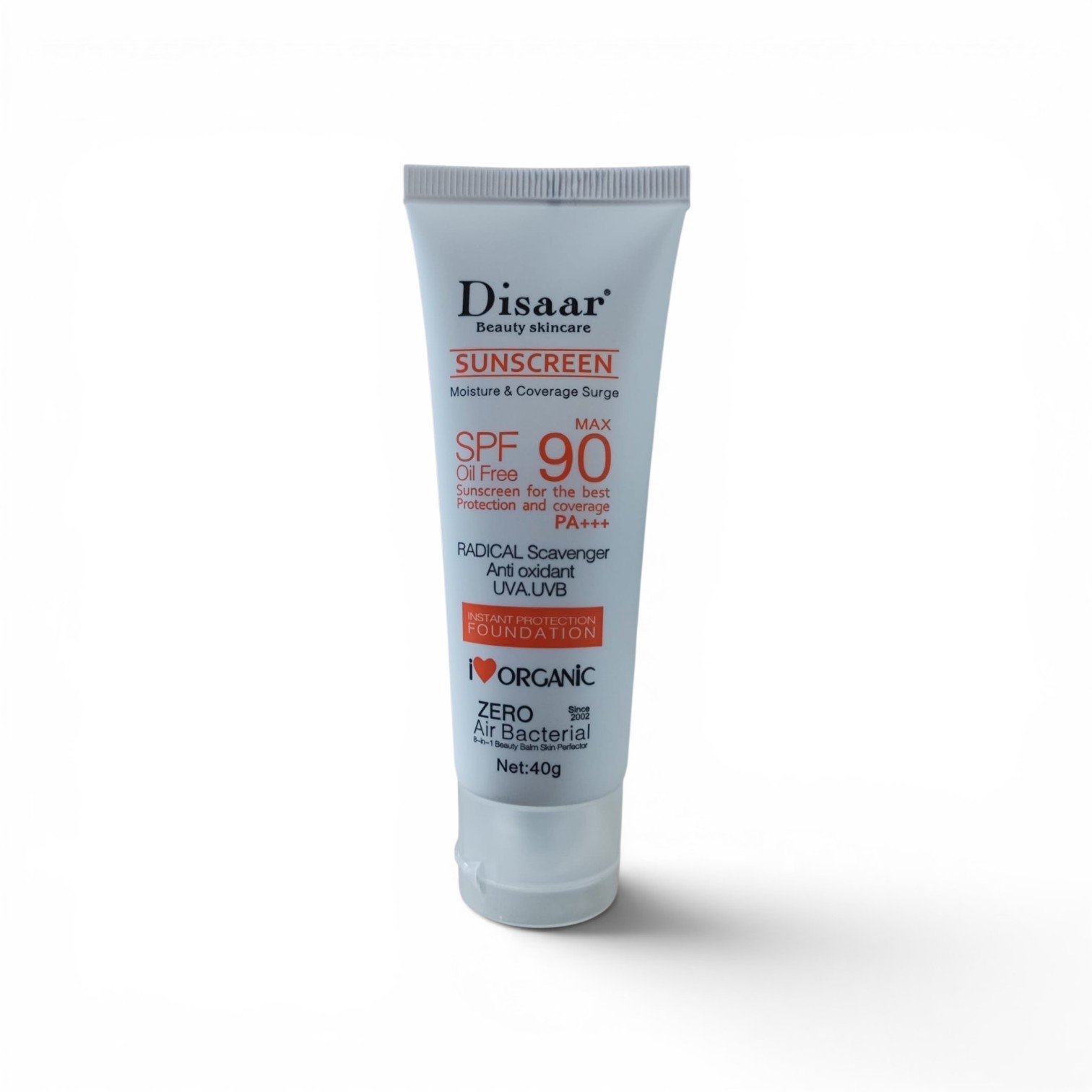 Disaar Sunscreen SPF 90 – High Protection Moisturizing Sun Cream كريم الحماية من الشمس SPF 90 – حماية عالية وترطيب يومي للبشرة - Image 3