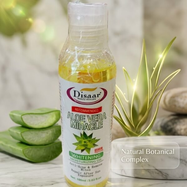 زيت الألوفيرا – ترطيب وتهدئة وإنعاش للبشرة والشعر | Aloe Vera Miracle Soothing & Hydrating Beauty Oil
