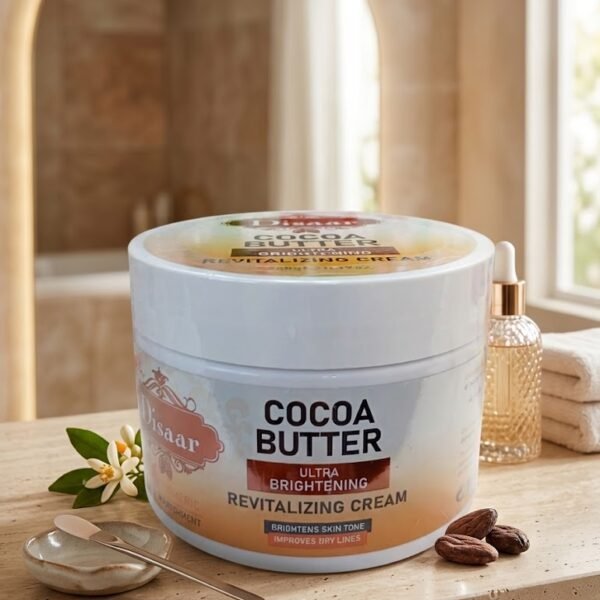Disaar Cocoa Butter Ultra Brightening Revitalizing Cream – 340g | كريم زبدة الكاكاو الفائقة لتفتيح وتجديد البشرة – 340 غرام
