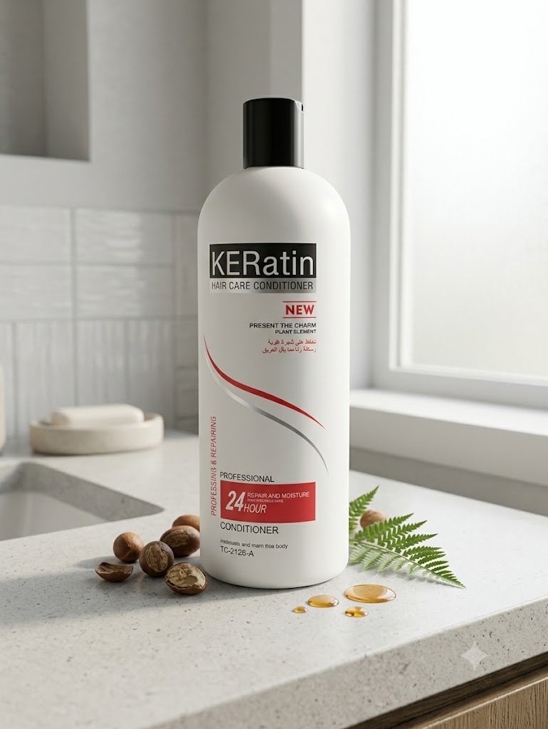 KERatin Professional 24-Hour Repair & Moisture Hair Care Conditioner | بلسم الكيراتين المهني لترميم وترطيب الشعر على مدار 24 ساعة