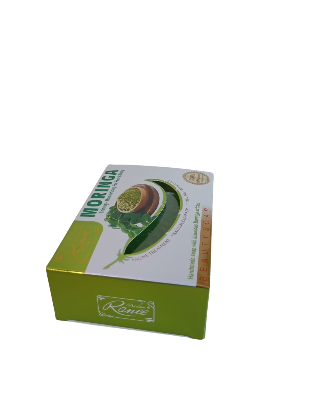 Madam Ranee Moringa Natural Soap 100g | صابون المورينجا الفاخر 100غ - Image 2