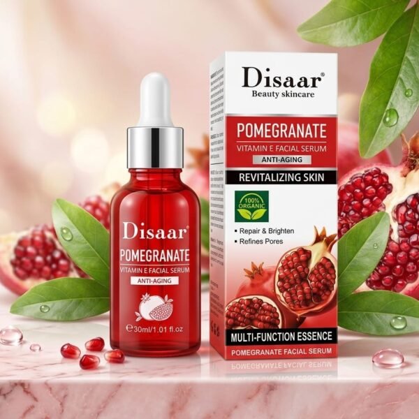 Disaar Pomegranate & Vitamin E Anti-Aging Facial Serum (30ml) | سيروم للوجه رمان وفيتامين إي لمكافحة الشيخوخة (30 مل)