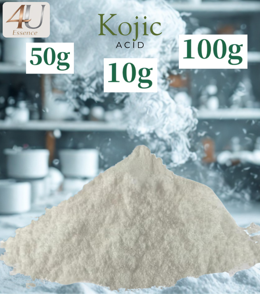 4U Essence Pure Kojic Acid Powder for Skin Brightening | بودرة كوجيك أسيد النقية لتفتيح البشرة