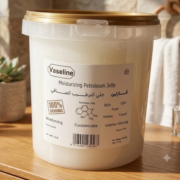 4 U ESSENCE Moisturizing Petroleum Jelly Bucket – 900g | فازلين جيلي مرطب نقي - سطل 900 جرام