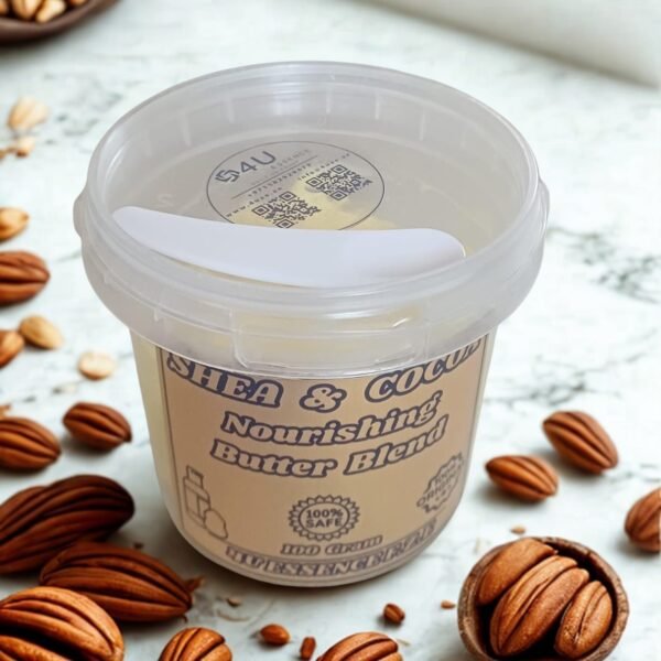 4U ESSENCE Nourishing Shea & Cocoa Butter 100g | زبدة مغذية للشعر والبشرة بالشيا والكاكاو 100غ