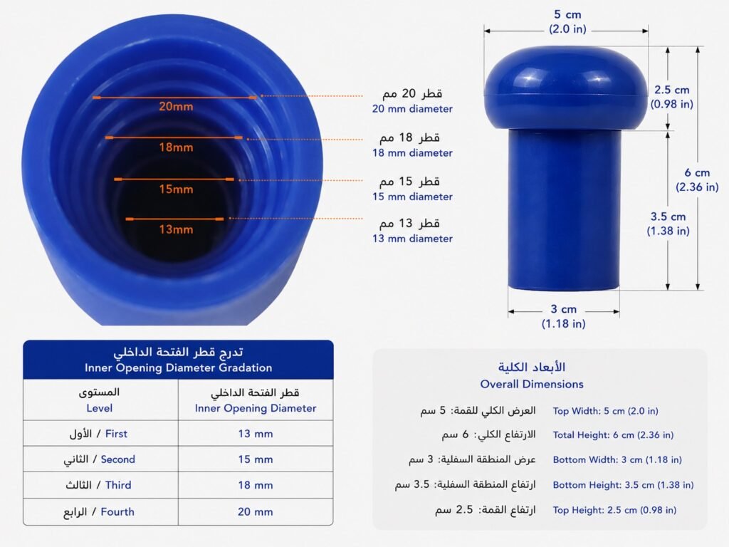 4 U ESSENCE Multi-Size Manual Perfume Pump Crimping & Fitting Tool | أداة كبس وتثبيت مضخات العطور اليدوية متعددة المقاسات